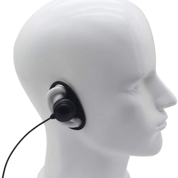 GoodQbuy D Shape 2-Pin Earpiece Headset - Picture 2 of 5